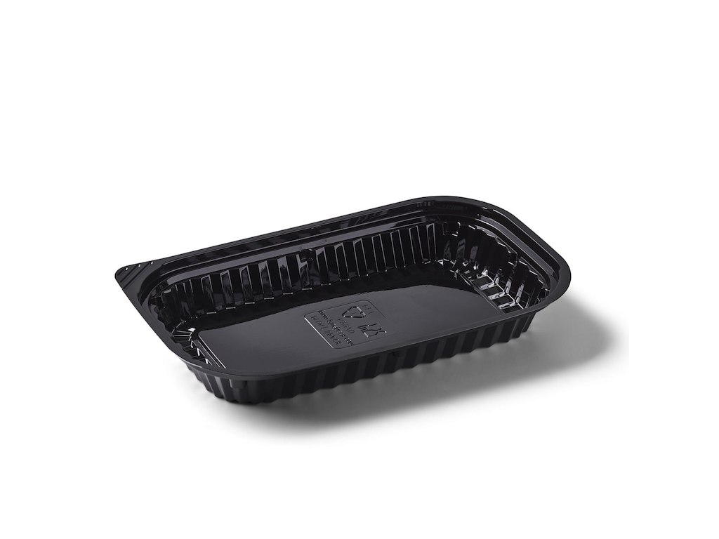 Sushibakke Vistopac 1-rum 400 ml 228x140x29 mm RPET Sort