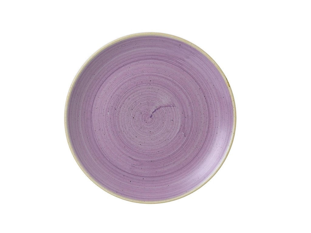 Tallerken Coupe Stonecast Ø26 cm Porcelæn Lavendel