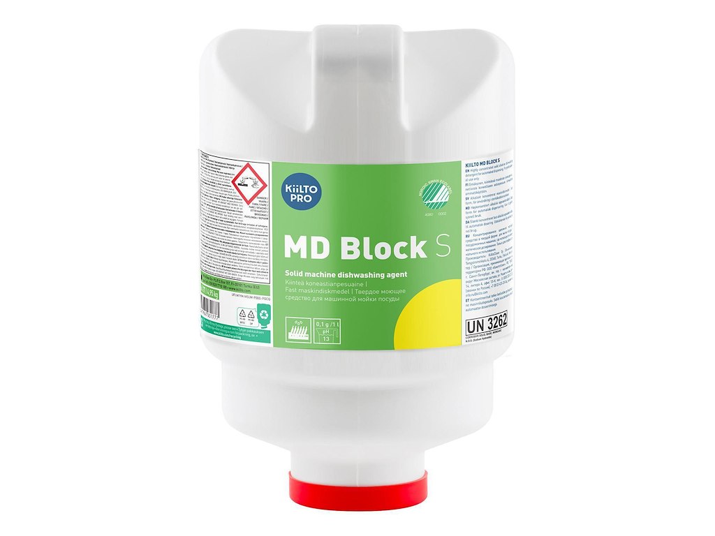 Maskinopvask Anlæg Fast Kiilto Pro MD Block S 4.95kg Svanemærket uden klor