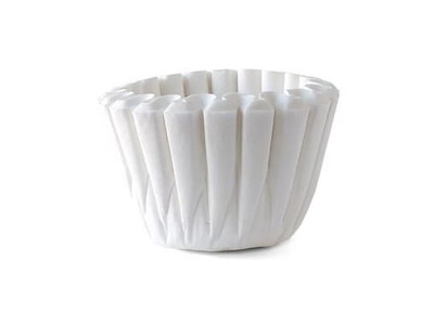 Skålfilter Catersource TCF 5ltr Ø350/Ø152xH99mm papir Svanemærket hvid