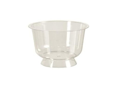 Dessertbæger på fod 200ml Ø95xH61mm PS klar