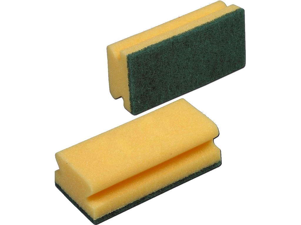 Skuresvamp med Håndgreb Grøn