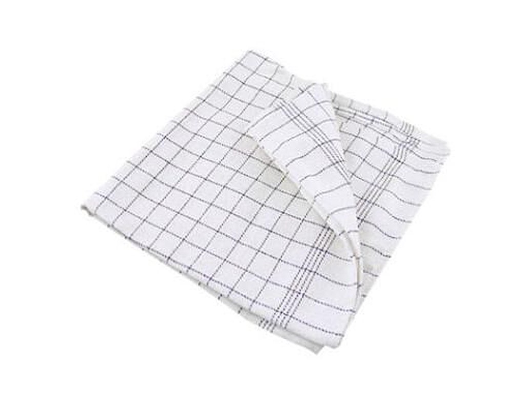 Viskestykke 50x100 cm blåternet