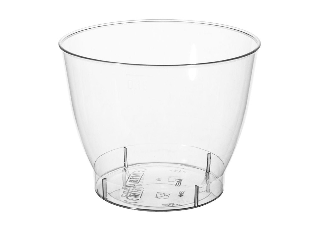 Plastglas 16.5 cl Drinksglas PS Klar