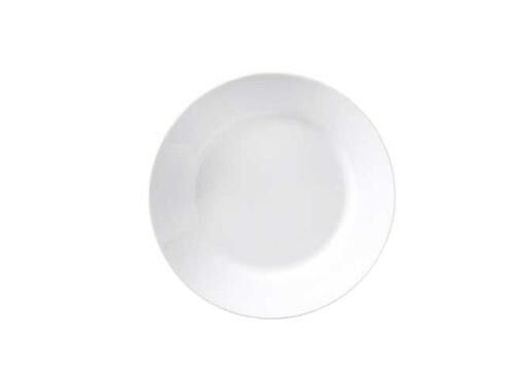 Tallerken Dyb med fane Superwhite Ø28 cm Porcelæn Hvid
