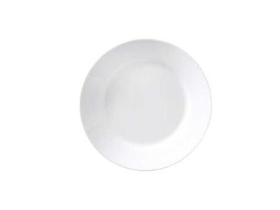 Tallerken Dyb med fane Superwhite Ø28 cm Porcelæn Hvid