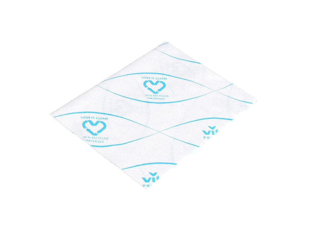 Klud engangs r-MicronSolo Blå 30% genbrugsplast