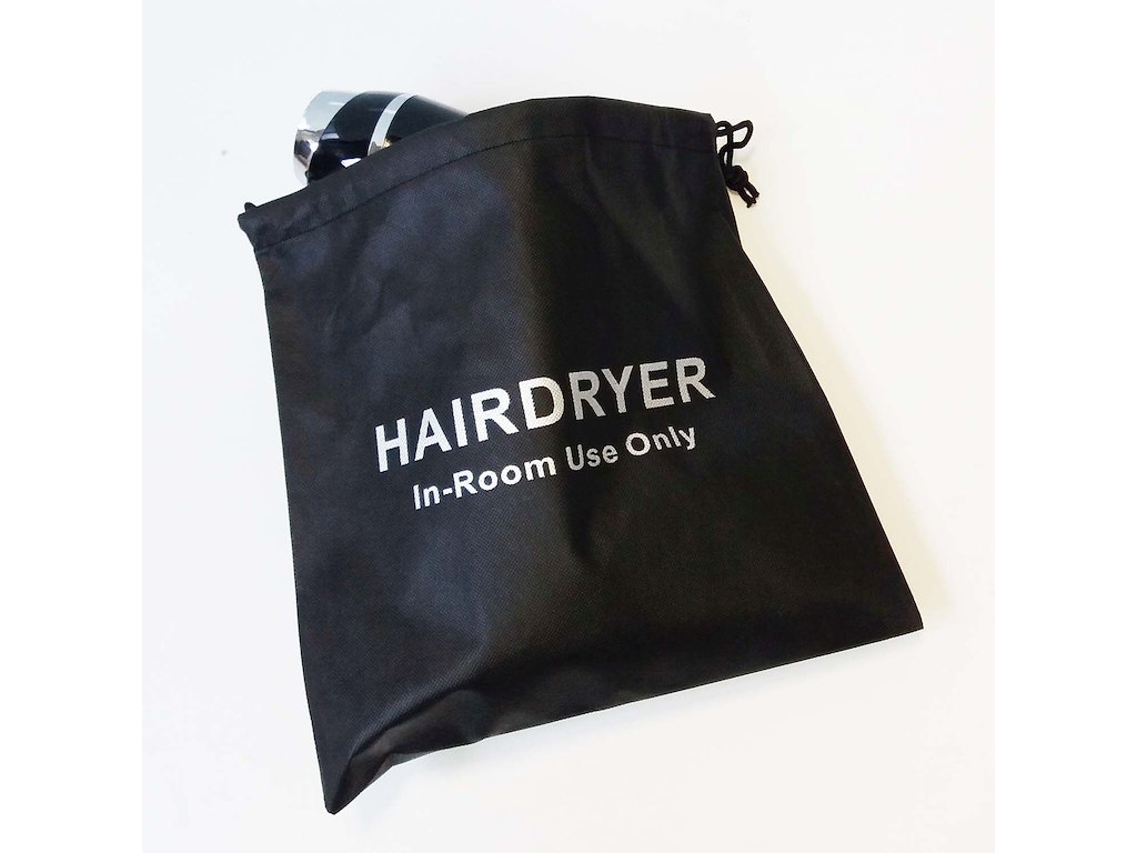 Pose til Hårtørrer 280x231 mm Sort Fløjl