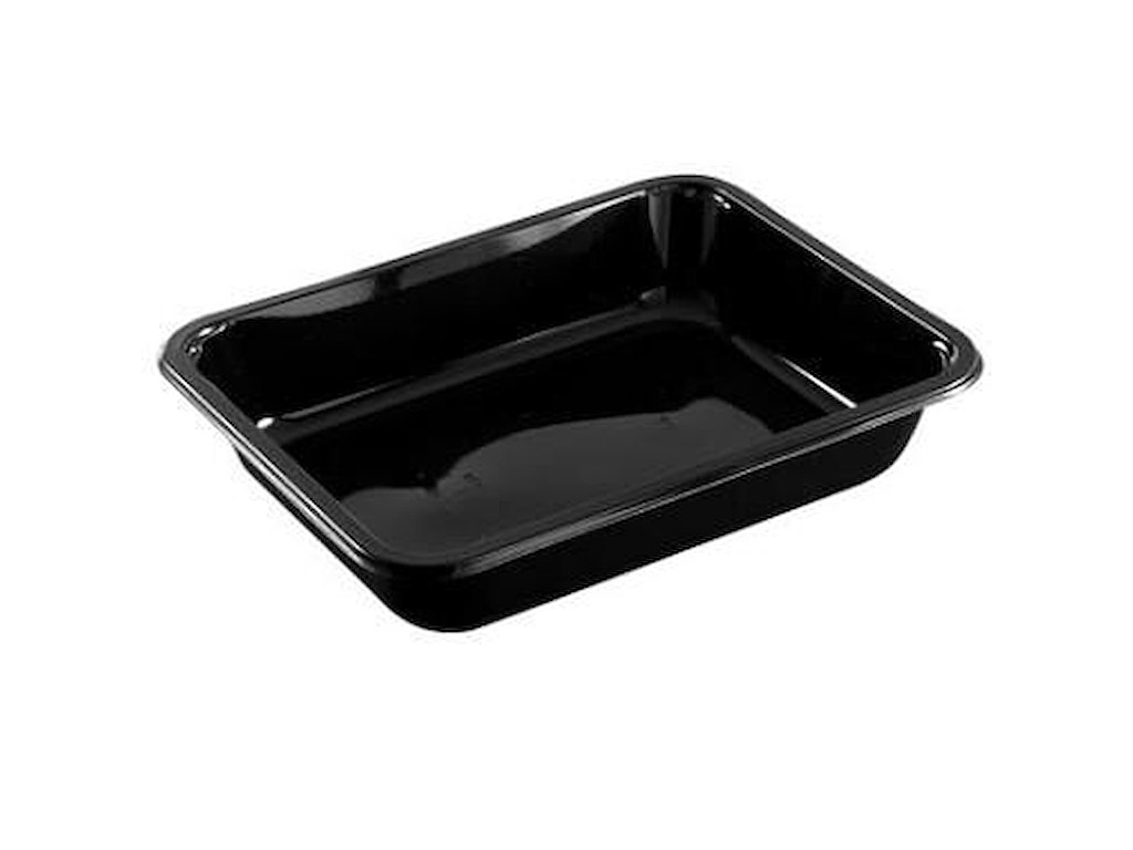 Bakke 1-rum C2227-1H  227x178x43 mm CPET Sort