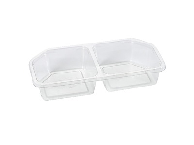 Indsats 2-rum 250 ml til Shelfmaster Square APET