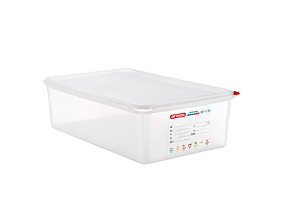 Beholder Araven lufttæt L53xB32.5xH15cm 1/1GN 20.5ltr polypropylen låg klar