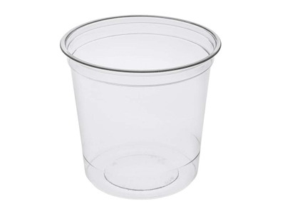 Bæger Deli Pot rund 500 ml Ø101xH95mm RPET Klar