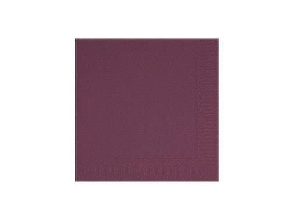 Serviet Duni 24x24cm 3-lag Plum