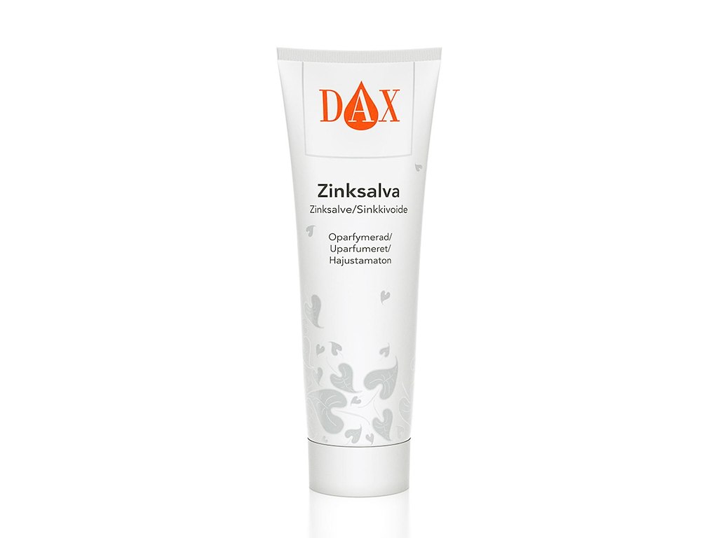 Zinksalve DAX 15% u farve/parfume/parabene t/beskyttelse af irriteret hud 125 ml