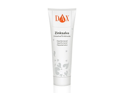 Zinksalve DAX 15% u farve/parfume/parabene t/beskyttelse af irriteret hud 125 ml