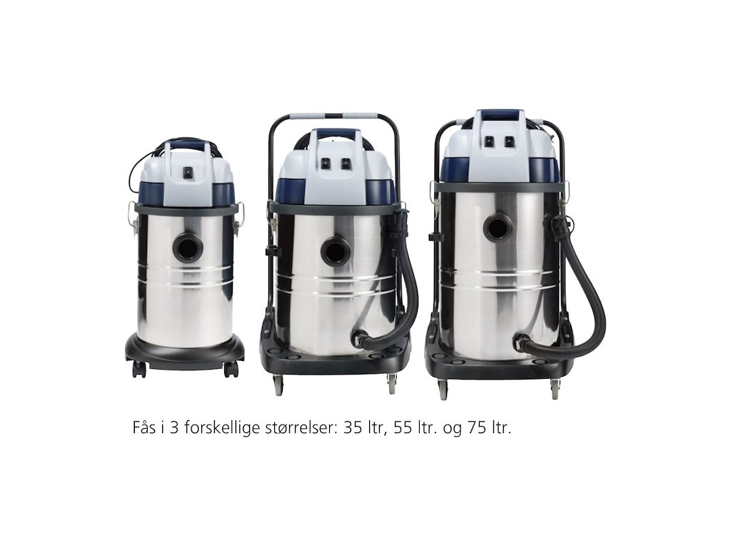 Nilfisk VL100 våd-/tørsuger | 35, 55 eller 75 liter