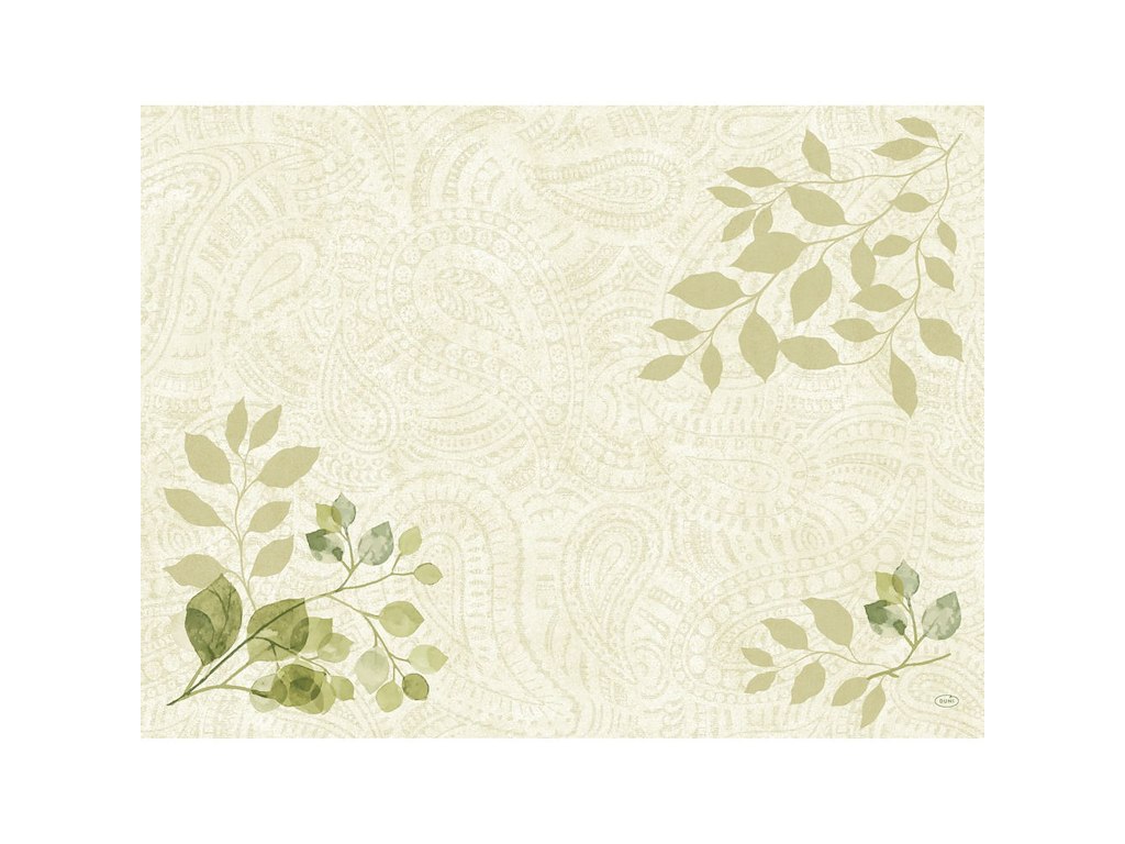 Dækkeservietter Dunicel 30x40cm Papir Paisley Leaves
