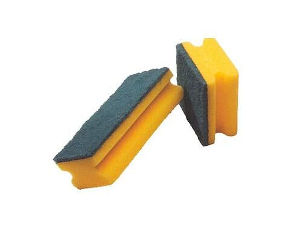 Skuresvamp Nylon Gul/Grøn