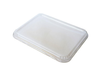 Plastlåg 232x183x16 mm APET Klar til Duni Caterline