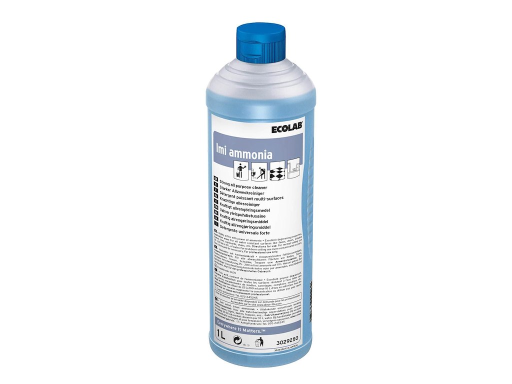 Universalrengøring Imi Ammonia med Farve/Parfume 1 ltr Blå