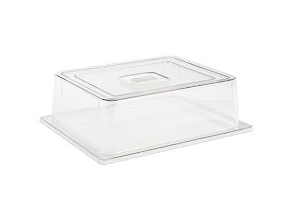 Cover 1/2 GN 32.5x26.5xH9.5 cm Polycarbonat Klar