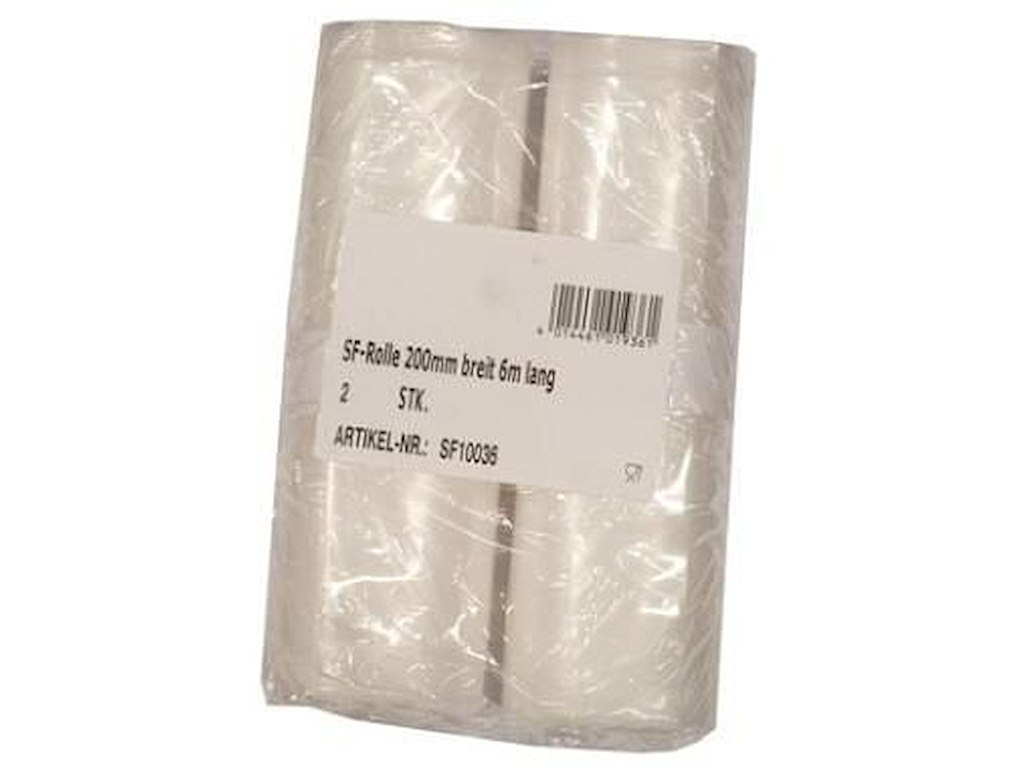 Vacuumpose 200 mmx6 m 90 my på Rulle med Ru overflade