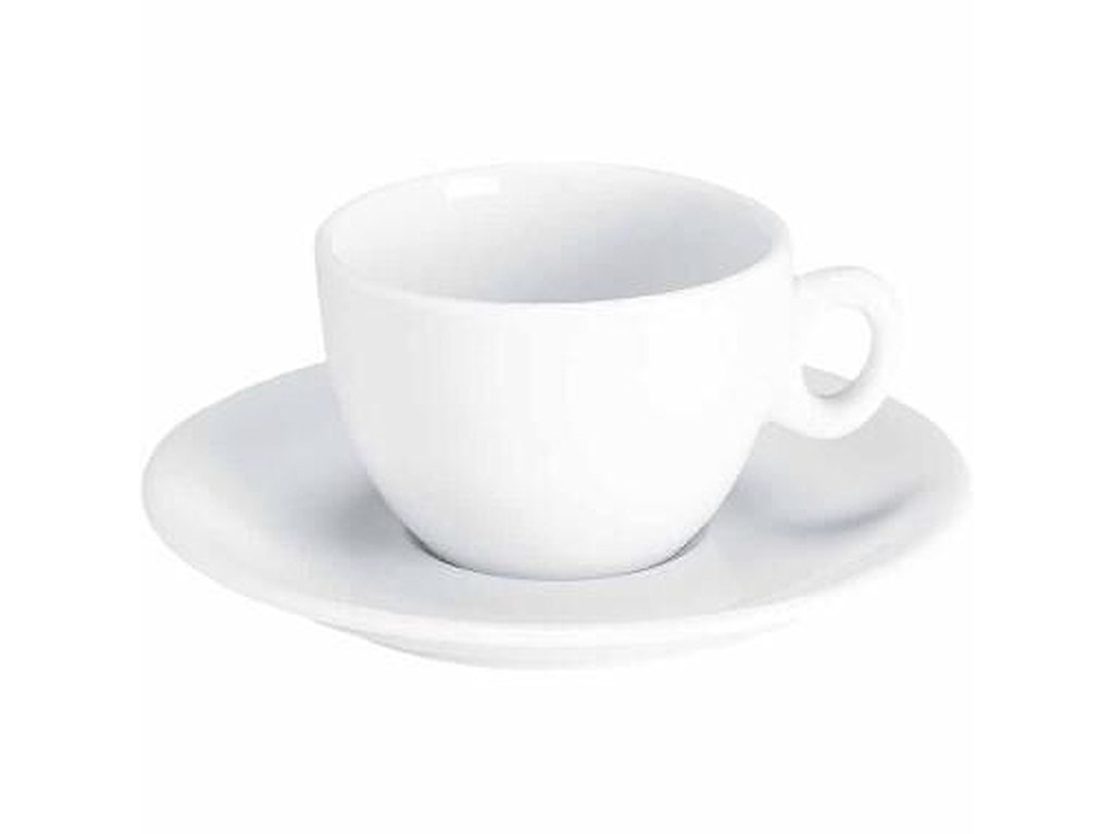Kop cappuccino Luna 17cl Porcelæn hvid