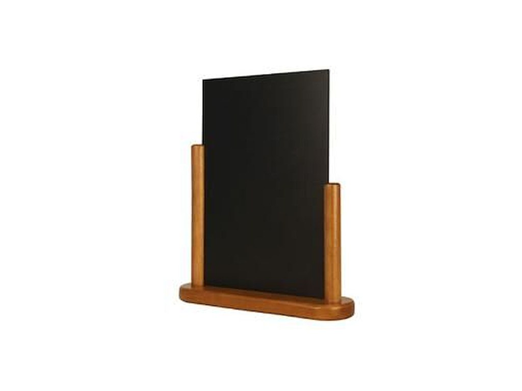 Tavle Securit 23x20x6 cm med Ramme massivt træ