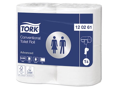 Toiletpapir Tork Advanced T4 2-lag 61,1m