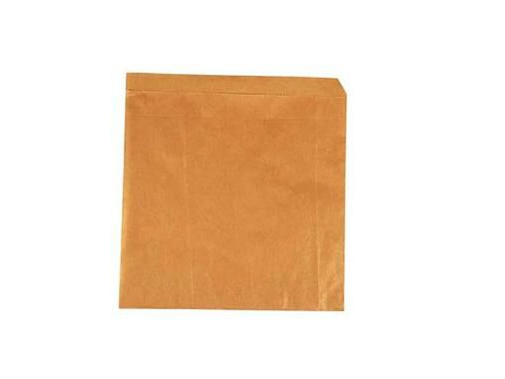 Burgerlomme XL 190 x190 mm 40 gr Brun Greaseproof