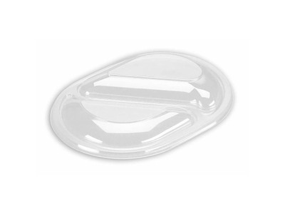 Låg OPS Klar til Bakke 2-rum 238x176 mm Oval