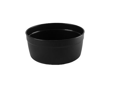 Plastskål Verive Takeaway rund 500ml Ø120mm H66mm flergangs sort