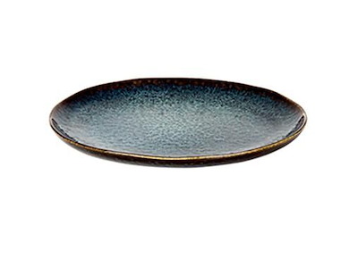 Tallerken Eccentric Petrol Ø28 cm Flad Stentøj