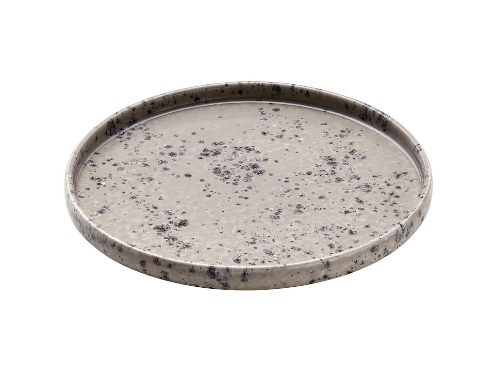 Tallerken Nara Ø27 cm Stentøj Spottet light
