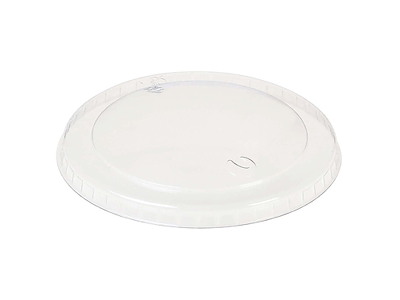 Plastlåg Ø75 mm Bionedbrydelig PLA Klar til isbæger 100 ml