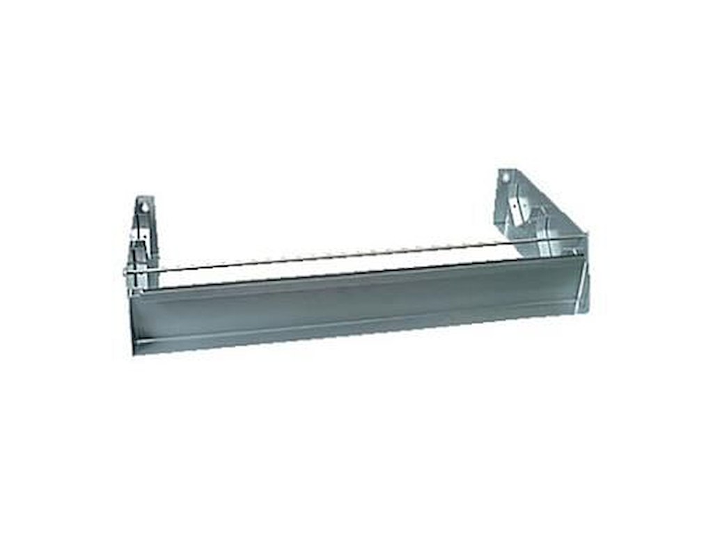 Dispenser Film Dobbelt L26xB46xH10cm Metal Grå til B45cm rulle