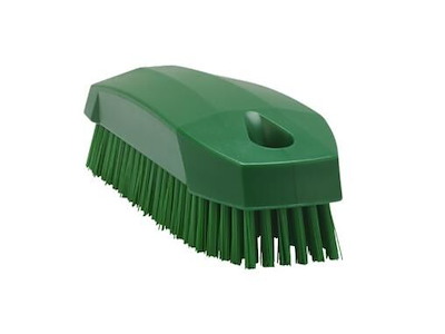 Neglebørste/Håndbørste Vikan stiv L130xB50xH40mm uden greb grøn