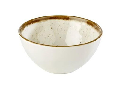 Skål Stoneart 30 cl Ø12x6 cm Melamin Hvid/Brun stenlook