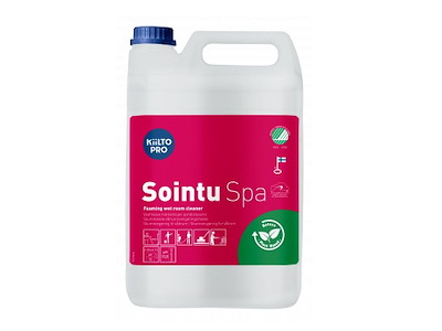 Skumrengøring Kiilto Pro Sointu Spa 5ltr RHDPE Svanemærket u. parfume til vådrum