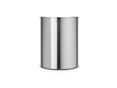 Papirkurv 15 ltr Rund Stål Mat