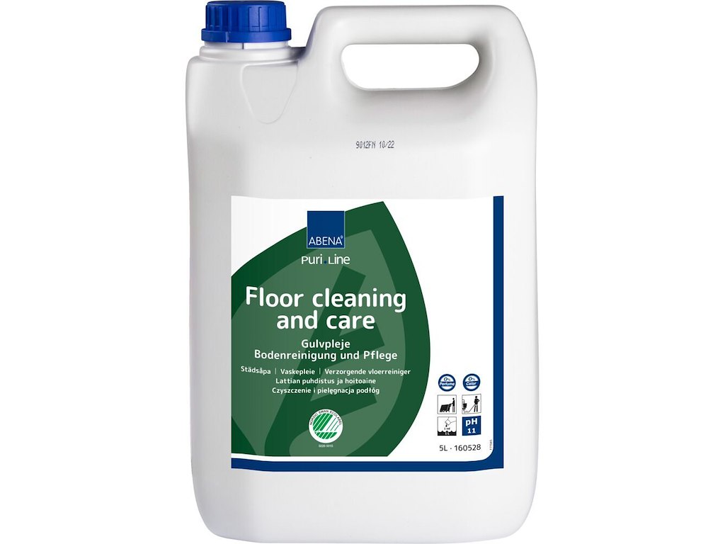 Gulvpleje, ABENA Puri-Line, 5 l, uden voks, farve og parfume, 2 stk
