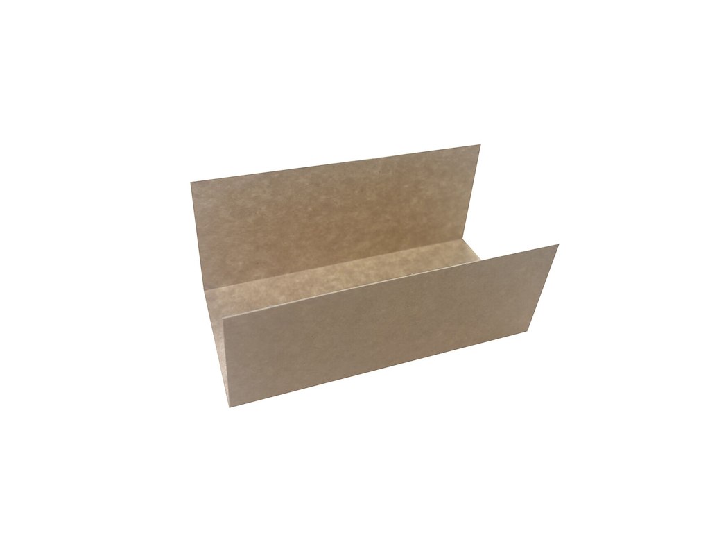 Papindlæg L138xB63xH60mm Pap/PE Brun/Brun til FIX-Up pose nr. 3. 4. og 5