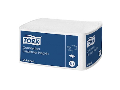 Serviet Tork N1 Novafold 33x30cm nyfiber hvid