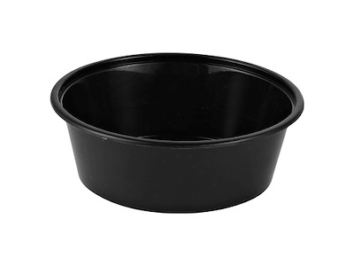 Bæger 300 ml Ø120x40 mm Rund PP Sort
