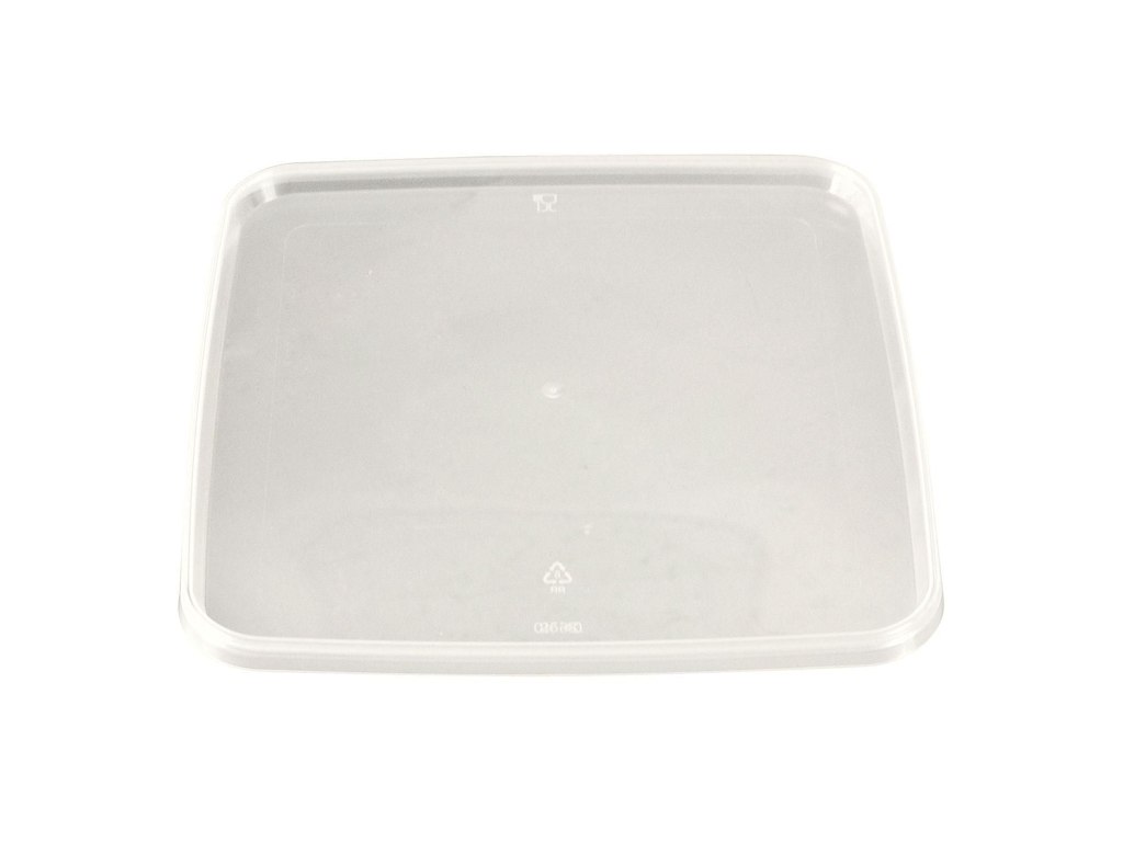 Plastlåg 2540 195x195 mm Fryseegnet til -20C PP Klar til Bøtter 195x195 mm