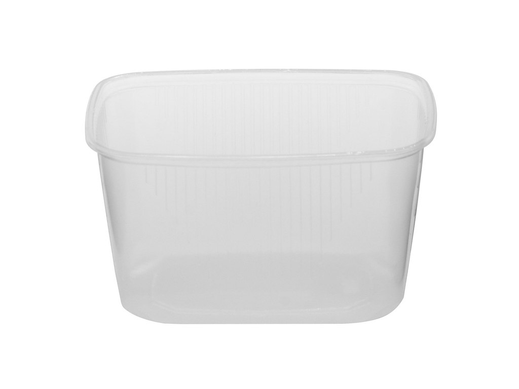 Salatbæger 300 ml 108x81x59 mm Rektangulær PP Klar