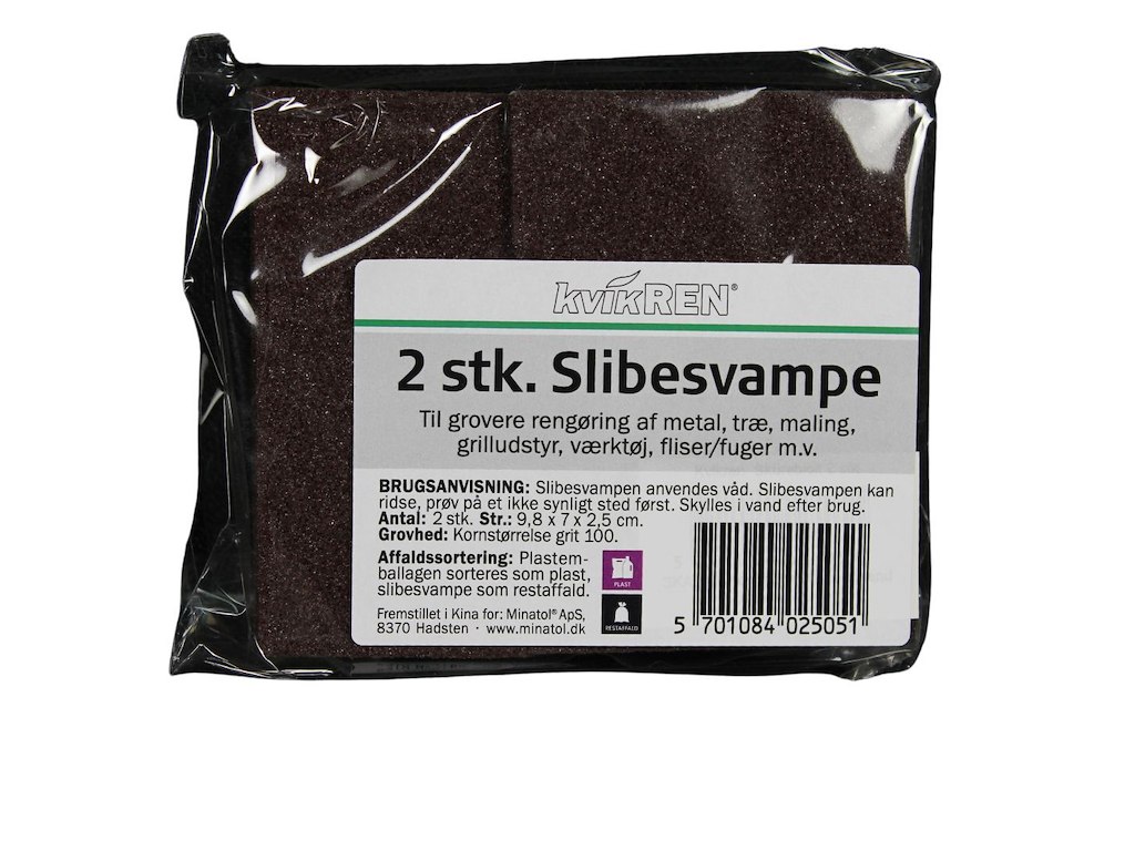 Slibesvamp til grill og ovnrist - (2 stk.)