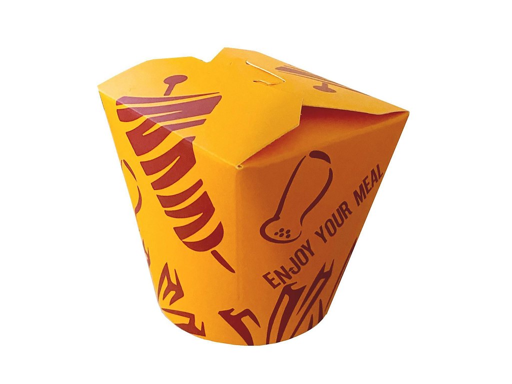 Æske kebab 88x100x95 mm 450 ml 2 farvet design