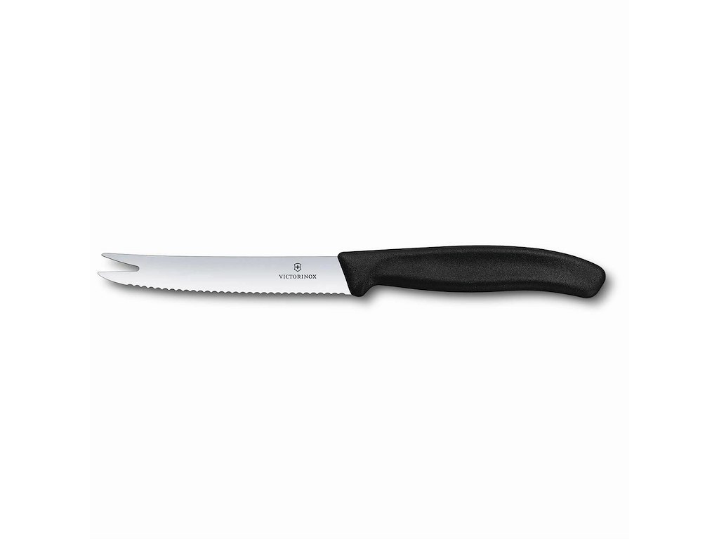 Tomat/Pølsekniv Classic Victorinox Fibrox 11 cm Sort