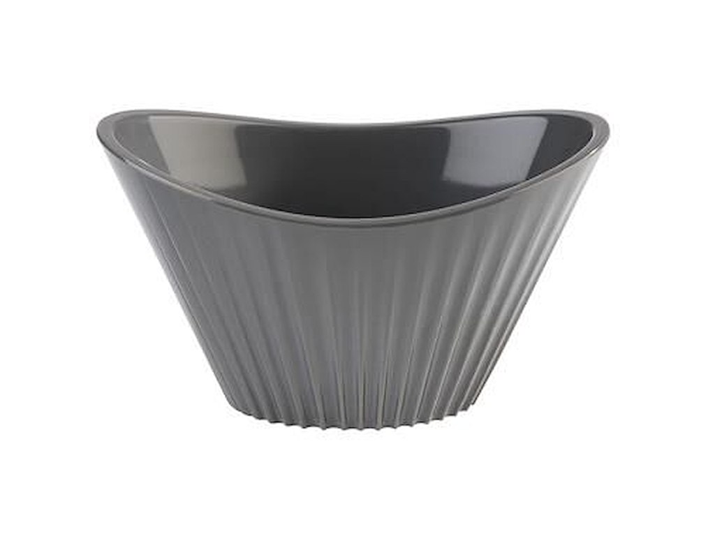 Skål Mini 7 cl 9.5x5.5x5.5 cm Melamin Grå